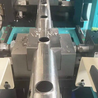 Machine de poinçonnage et de bordage automatique de tubes ronds en acier inoxydable CNC