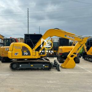 Mini-excavatrice PC70 au meilleur prix, Japon, 7 tonnes, engin de terrassement, moteur japonais, garantie 1 an, 95% NEUF, prix bas - Product Image 2