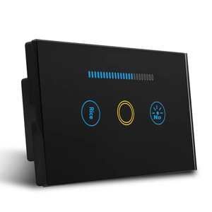 Zigbee Dual-Điều Khiển Mờ Thông Minh Chuyển Đổi Phía Sau Cạnh Dimmer Thyristor <span class=keywords><strong>LED</strong></span> Đèn <span class=keywords><strong>RGB</strong></span> Đèn Nền Adjustmenttuya Wifi Thông Minh Tường Chuyển Đổi - Product Image 1