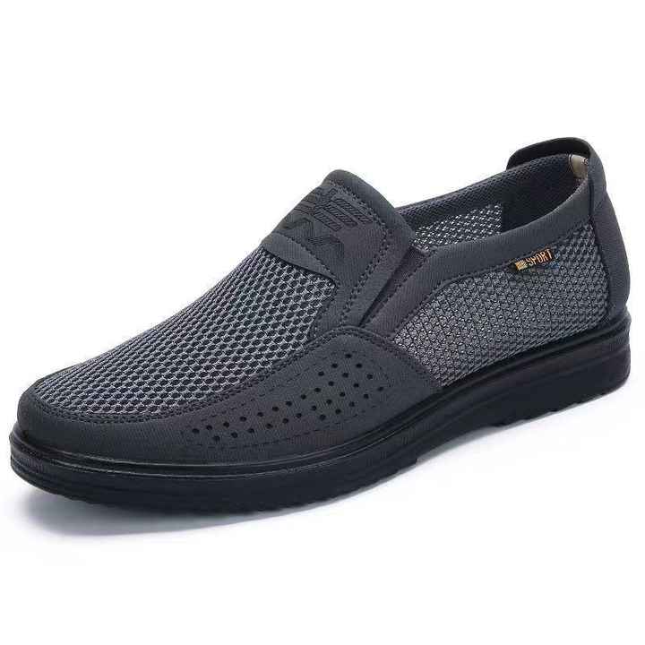 Soft PU Sole Mesh Upper - Men's Lightweight Summer Sneakers