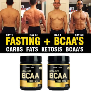 Ausreson <span class=keywords><strong>BCAA</strong></span> Capsule Sport supporta prodotti integratori Pre allenamento fibra alimentare 1000mg Beta-alanina Capsule <span class=keywords><strong>BCAA</strong></span> - Product Image 3