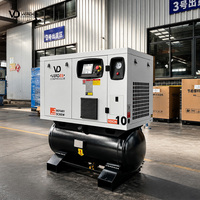 Compresseur à vis rotatif industriel 4-en-1 série VERDES De Ar 7,5-22 kW 10-30 CV 500 L avec sécheur d'air