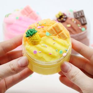 Kit de Slime de Nieve de Algodón Novedoso con Aroma a Frutas, Arcilla de Seda Milagrosa, Galletas y Dijes, para Unisex de 5+ Años - Product Image 5