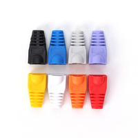 RJ45 Stecker-Abdeckungen mit Zugentlastung für Cat5e Cat6 Kupferkabel, IP67 Netzwerkkabelschutz für Ethernet, Audio und Video