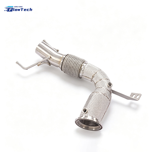 Collecteur d'échappement haute performance MINI Cooper S F56 B48 2.0T en acier inoxydable 304 avec bouclier thermique, fixation par boulons, pièce de course haute performance - Product Image 1