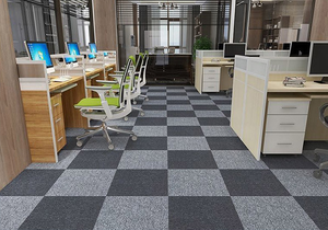 Tapis en PP 50x50 pour bureau Commercial, tapis de support modulaire en PVC pour bureau commercial - Product Image 5