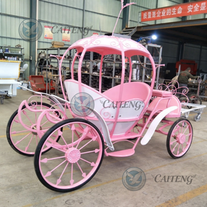 Charrette <span class=keywords><strong>de</strong></span> <span class=keywords><strong>Mariage</strong></span> Électrique Motorisée en Forme <span class=keywords><strong>de</strong></span> Citrouille pour Visites Touristiques, Entrée Royale <span class=keywords><strong>de</strong></span> <span class=keywords><strong>Luxe</strong></span> pour la Mariée et le Marié, <span class=keywords><strong>Voiture</strong></span> 6 Places, Marque Caiteng - Product Image 2