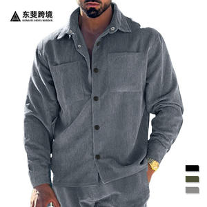 ตงเฟย ครอส บอร์เดอร์เสื้อแจ็คเก็ตผ้าลูกฟูกผู้ชายทรงสลิมฟิตหลายกระเป๋าชุดทำงานลำลองระบายอากาศได้ดีขนาดยุโรป - Product Image 4