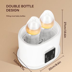 Calentador Digital Inteligente de Aluminio Libre de BPA, Venta Caliente <span class=keywords><strong>2023</strong></span>, Esterilizador y Calentador de Biberones Portátil con Desinfección en 8 Minutos, GS CE - Product Image 2