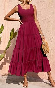 Của Phụ nữ mùa xuân Chiều dài sàn A-line Swing DRESS xếp li chắp vá thiết kế Ruched trang trí tự nhiên chiffon kỹ thuật số rắn - Product Image 3