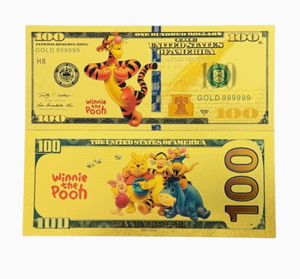 6 Banconote Colorate in Plastica con Lamina d'Oro a Tema Toy Story, Cartoni Animati Americani, per Regali di Natale e Festa Nazionale - Product Image 3
