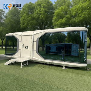 Modulo Hotel Capsula Spaziale con Illuminazione LED per Alloggi in Parchi a Tema - Product Image 2