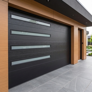 Porte de <span class=keywords><strong>garage</strong></span> de style moderne fabriquée en Chine avec un design en aluminium à bas <span class=keywords><strong>prix</strong></span> et une isolation thermique pour les villas - Product Image 1