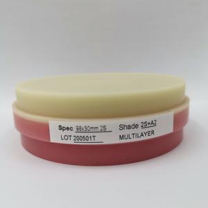 ฟันปลอมแล็บทันตกรรมขนาด30มม. สองชั้น PMMA Pucks - Product Image 4