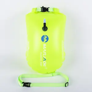 高品质开放式水上救生漂浮救援游泳浮标库存生命安全20L干袋储存游泳浮标