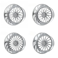 Jantes forgées Super Single à déport profond sur mesure 26x14 28x16 30x16 8x170 8x180 8x6.5 8x165.1 pour Ford F250 F350 et GMC Sierra 3500HD