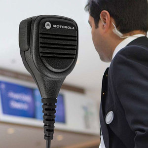 Walkie-talkie handheld <b>speaker</b> <b>microphone</b> Motorola PMMN4075A for DP2600e DP2400e DP3441e DEP550e DEP570e MTP3000 two-way radio - Product Image 1
