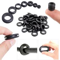 Kit d'assortiment de 125 passoires en caoutchouc moulé, composants de joint de câblage pour pare-feu et anneaux de fixation pour applications électriques industrielles