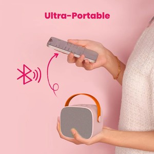 เครื่องเล่นคาราโอเกะพรีเมียม ปี 2026 ไฟ RGB ไมโครโฟนไร้สาย 2 ตัว ระบบกันน้ำ รองรับการ์ด TF พร้อมสำหรับงานปาร์ตี้ ลำโพงแบบชาร์จไฟได้ - Product Image 2