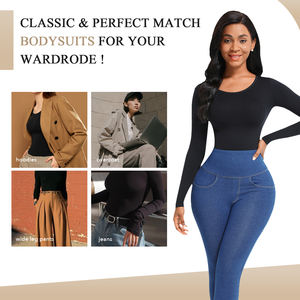 Бесшовный корректирующий боди HEXIN для придания объема бедрам, дышащий, утягивающий, для женщин, моделирующий фигуру. - Product Image 3