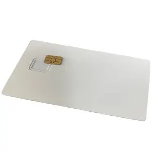 2024 Nieuw Product Staalcontact Zijdedruk Witte Blanco Metalen Creditcards Met Chipgat Magnetische Strip Metalen Chipkaart