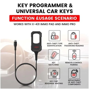 Programmeur de clés X-431 Super Chip avec <span class=keywords><strong>4</strong></span> clés, outils de programmation IMMO adaptés aux modèles X PAD V/ ELITE/ PLUS/PROG 3 - Product Image 2