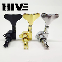 Accordeurs métalliques scellés HIVE Line, chevilles d'accordage de cordes, mécaniques de guitare, têtes pour guitare basse électrique, remplacement