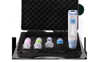 Testador de Água 7 em 1 <span class=keywords><strong>pH</strong></span> EC TDS ATC Medidor de <span class=keywords><strong>pH</strong></span> de Alta Precisão 0.01 IP67 à Prova d'Água OEM Caneta de Teste de Qualidade da Água Multi-Parâmetro - Product Image 4