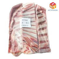 Sacs d'emballage sous vide personnalisés pour aliments, sacs de conservation transparents, air comprimé, qualité alimentaire, film haute barrière pour aliments, sac à saucisses en PVDC
