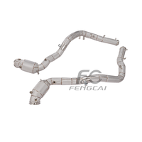 Downpipe Sport Performa Tinggi untuk Mercedes AMG G63 W465 2025+ Pipa Knalpot Aliran Tinggi dengan Pelindung Panas Presisi 1:1