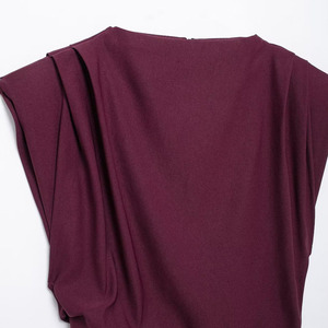 SHENZHU Blusas Femininas 2024 Nova Moda com Ombreiras Plissadas Camisas Vintage de Manga Curta Top Chique - Product Image 4