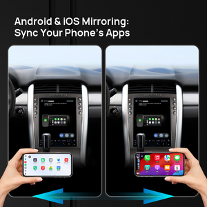 Autoradio Android 14 per <span class=keywords><strong>Ford</strong></span> <span class=keywords><strong>Edge</strong></span> 2011-2014 12.1 pollici Tesla tipo schermo verticale autoradio Carplay con schermo climatizzatore - Product Image 3