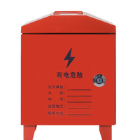 Equipo de Distribución de Energía Portátil de Fábrica, 220V 380V 63A, 4 Tomas, Uso en Exteriores, Caja de Segundo/Tercer Nivel para Obras de Construcción