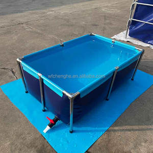 Vente en gros d'usine, bassin d'élevage en PVC <span class=keywords><strong>commercial</strong></span> pas cher, grand aquarium pour la vente - Product Image 1