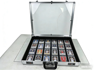 Vitrina de Aluminio para Exhibición de Tarjetas, Monedas y Joyería en Ferias Comerciales - Product Image 1