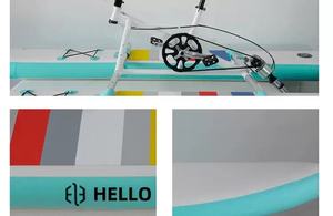 <span class=keywords><strong>Bicicleta</strong></span> acuática inflable impresa personalizada para instalaciones de entretenimiento acuático - Product Image 5