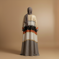 Abaya Imprimée Patchwork 2026 – Nouvelle Collection Élégante et Très Demandée – Vente en Gros – Tissu Antistatique Respirant Personnalisable pour Femmes Musulmanes