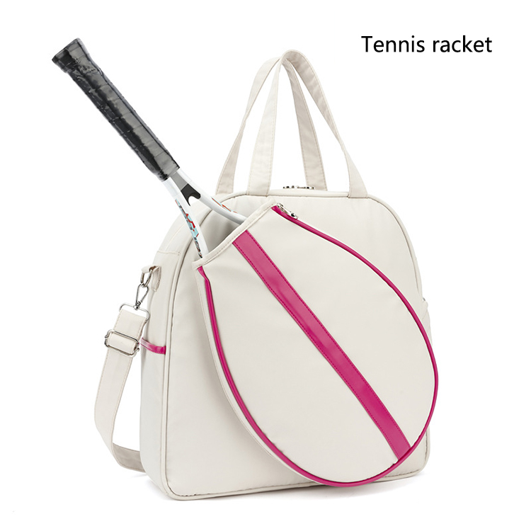 Blanco-raqueta de tenis