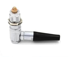 Enchufe de aviación metal doble ranura FGB <span class=keywords><strong>EGB</strong></span> 0B 1B conector de doble llave de 60 grados - Product Image 3