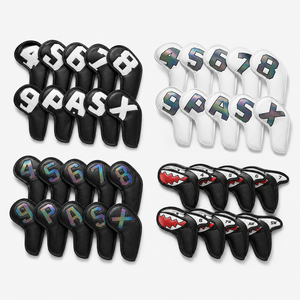 Housses <span class=keywords><strong>de</strong></span> tête <span class=keywords><strong>de</strong></span> fer hybrides pour clubs <span class=keywords><strong>de</strong></span> <span class=keywords><strong>golf</strong></span> <span class=keywords><strong>de</strong></span> type Rescue, ajustement extensible polyvalent, compatibles toutes tailles, ensemble <span class=keywords><strong>de</strong></span> coques haute performance et durables - Product Image 1