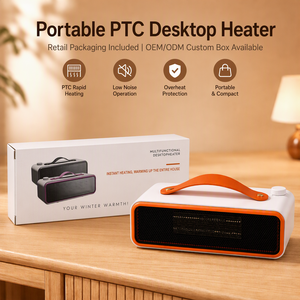 Chauffage de bureau BANCO CE FCC, compact, pour la maison et le bureau, fonctionnement silencieux, faible consommation d'énergie, chauffage électrique PTC - Product Image 1