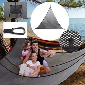 <span class=keywords><strong>Hamac</strong></span> de Camping <span class=keywords><strong>triangulaire</strong></span> d'extérieur, lit-balançoire multi-personnes, confortable, ultraléger, filet noir, avec pliable - Product Image 5