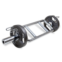 Barre de musculation professionnelle, durable, antidérapante, confortable, unisexe, pour entraînement complet du corps, multi-prise, en acier.