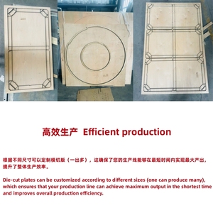ZHENHUA-MQJ phẳng nhăn và die-cắt hộp sóng cắt carton phẳng chết máy cắt - Product Image 2