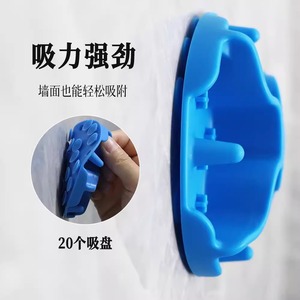 Tapis d'alimentation lente en silicone pour animaux de compagnie, rond, antidérapant, avec ventouses, pour gamelle de chat et chien, facile à nettoyer, en matériau de qualité alimentaire - Product Image 1