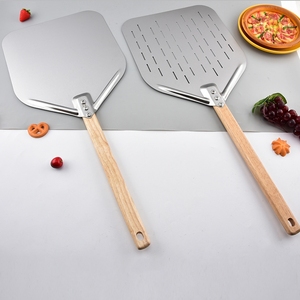 OEM ODM Spatule <span class=keywords><strong>à</strong></span> pizza en aluminium de 12 pouces avec manche en bois, <span class=keywords><strong>pelle</strong></span> <span class=keywords><strong>à</strong></span> pizza pour four et grill - Product Image 5