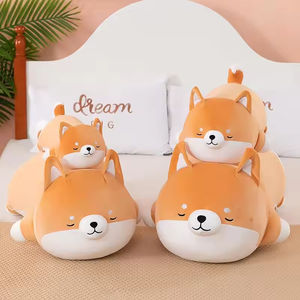 Offre Spéciale <span class=keywords><strong>Shiba</strong></span> Inu peluche mignon dessin animé chien forme étreinte oreiller canapé coussin décoration de la maison avec remplissage en coton PP - Product Image 3