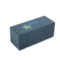 Balle anti-stress en forme de conteneur Cadeaux promotionnels de qualité supérieure Conteneur anti-stress en mousse éponge