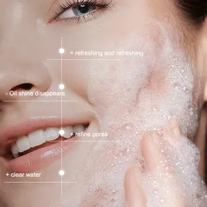 Personalizzabile a basso PH buongiorno detergente per il viso per il controllo dell'olio per la pelle sensibile che bilancia il lavaggio del viso