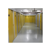 Unité de stockage verrouillable à louer Unités de stockage en libre-service Prix bon marché Unités de stockage préfabriquées intérieures Cloisons modulaires en acier